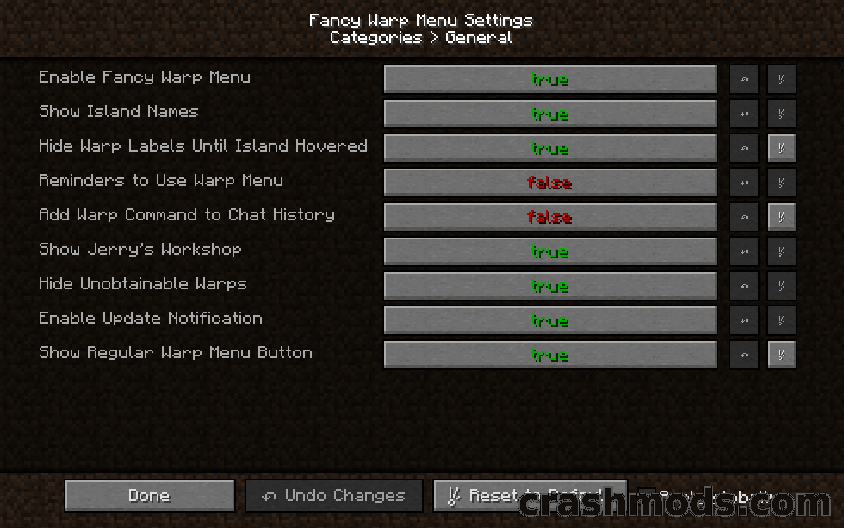 Fancy Warp Menu – Visual Warp Screen for Hypixel SkyBlock – screenshot 2
