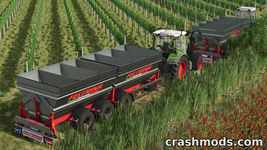 Feltrina Vineyard Series – 2 and 3 Axle Grape Trailers Farming Simulator 25 mod screenshot