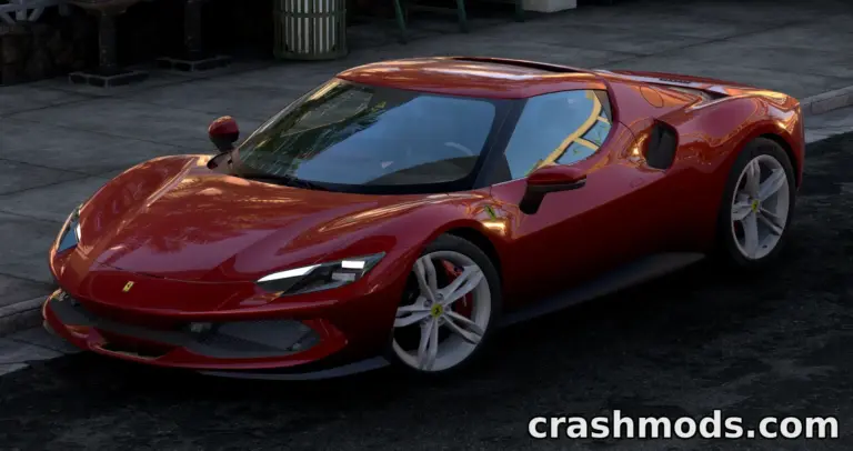 Ferrari 296 GTB/GTS ReMap For 0.39 BeamNG.drive mod screenshot