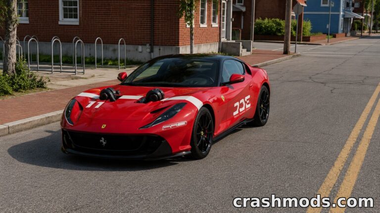 Ferrari 812 Superfast – 8 Configurations and Tuning Options BeamNG.drive mod screenshot