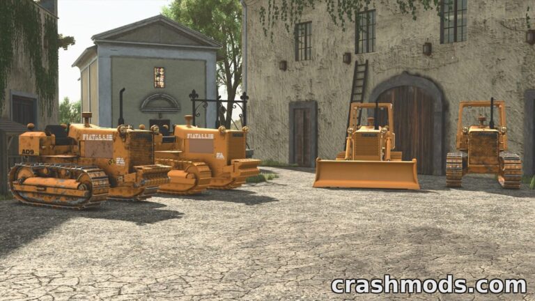 Fiat-Allis AD9 – Crawler Tractor with Dozer Blade Farming Simulator 25 mod screenshot