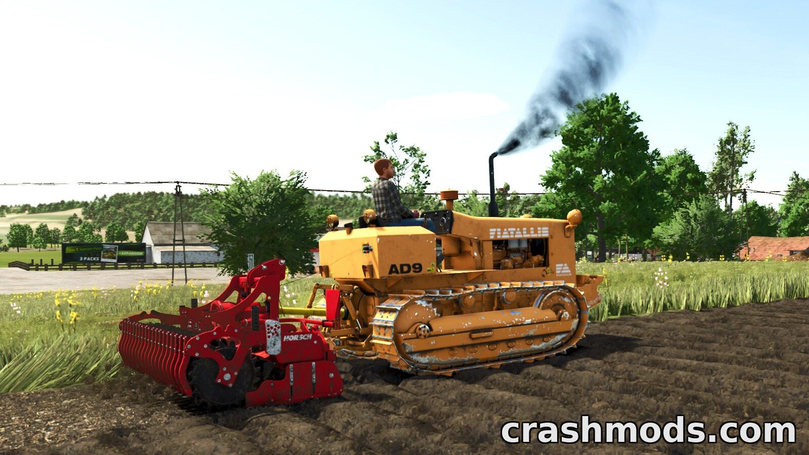 Fiat-Allis AD9 – Crawler Tractor with Dozer Blade – screenshot 6