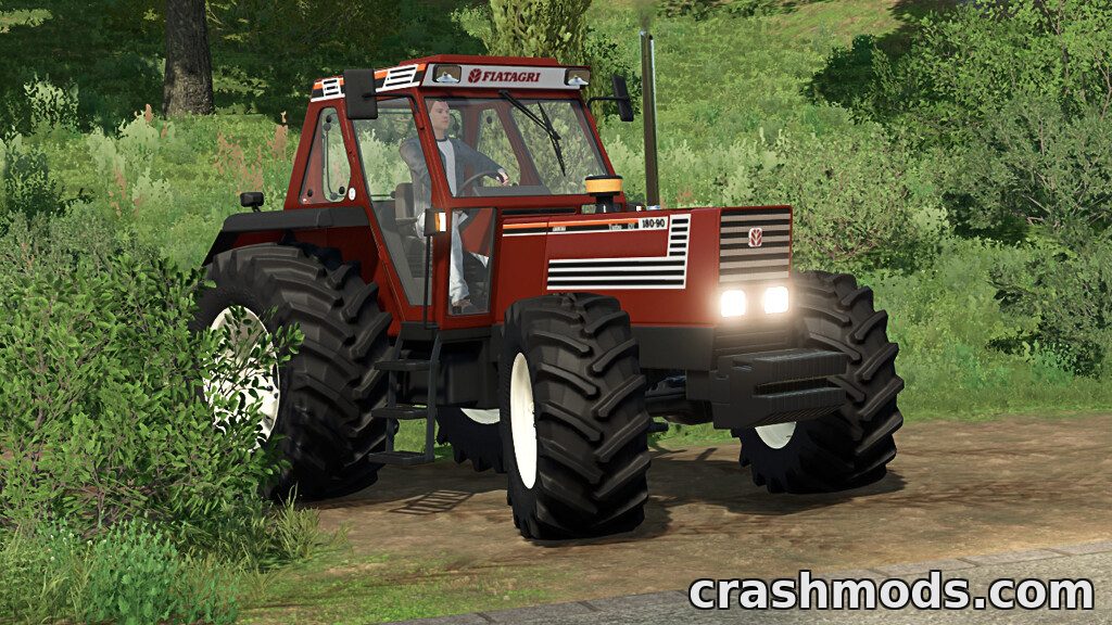 Fiatagri 180-90 – 180 HP Six-Cylinder Turbo Tractor Farming Simulator 22 mod screenshot