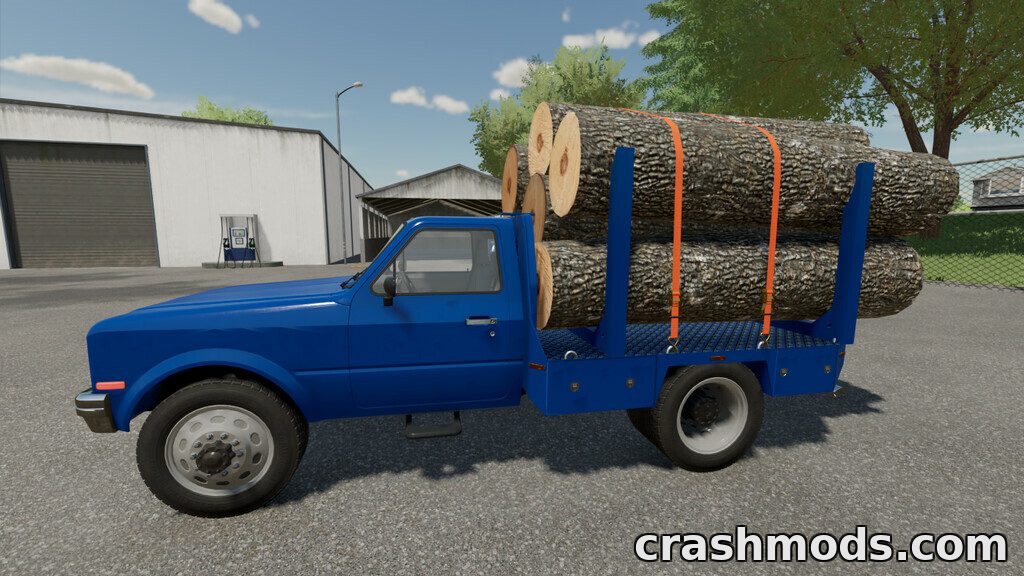 Flatbed Service Truck – 1,000 l Mobile Fuel Tank and Snow Plow – screenshot 5