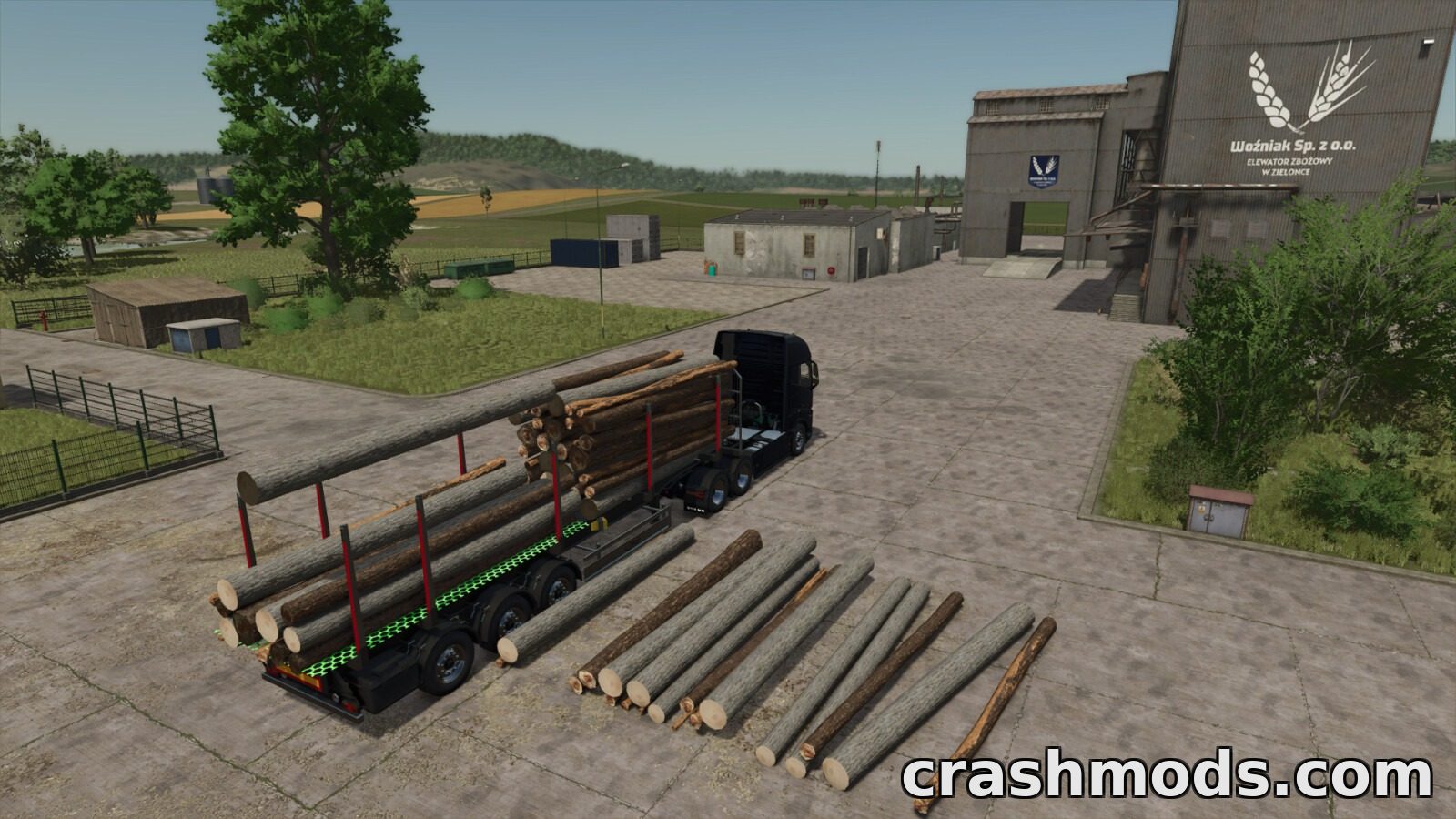 Fliegl Timber Runner Autoload Wood – Log Trailer Set – screenshot 2