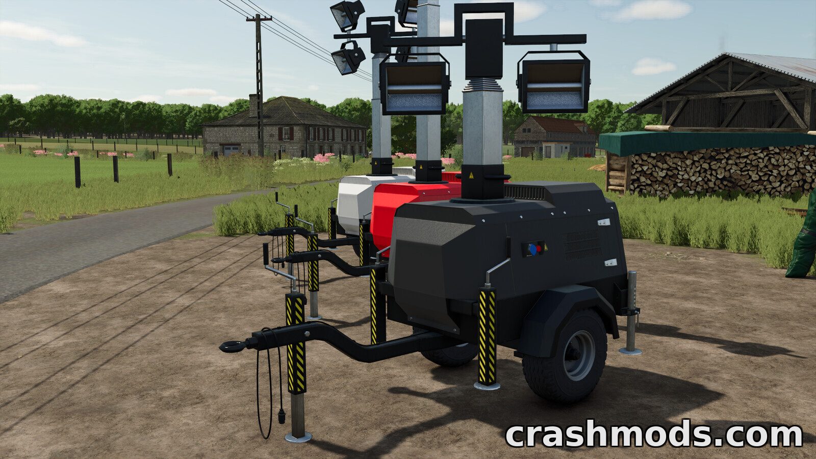 Flood Light Trailer – Mobile Night Work Lighting – screenshot 4
