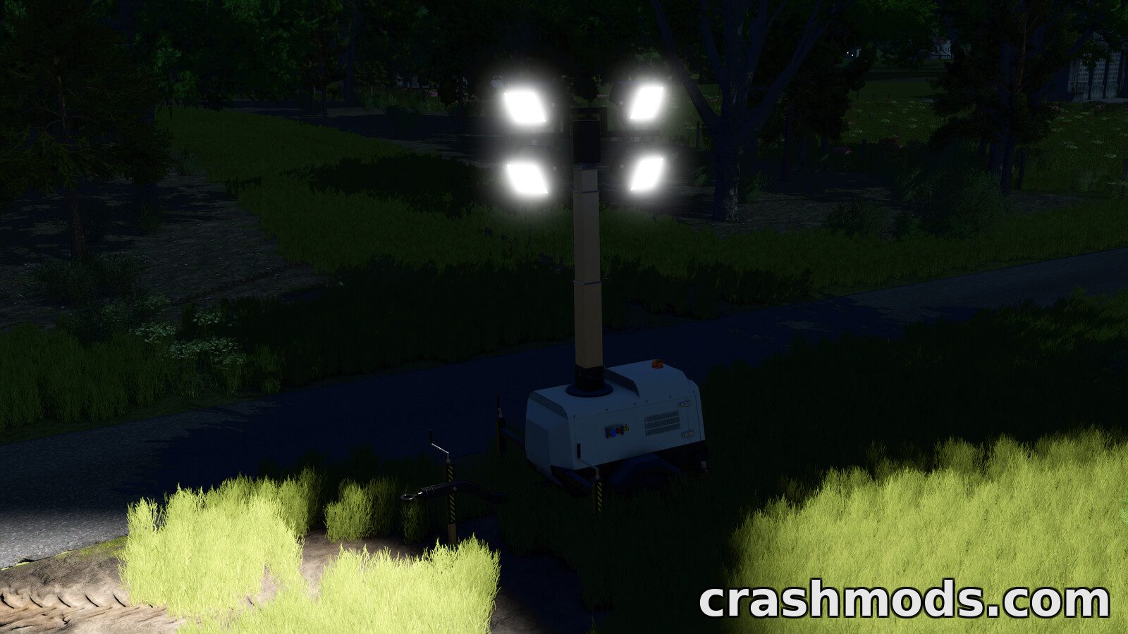 Flood Light Trailer – Mobile Night Work Lighting – screenshot 5