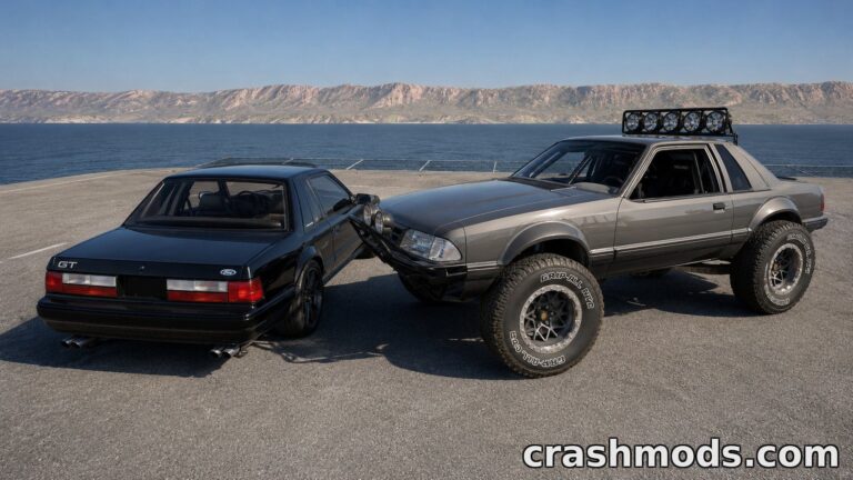 Ford Mustang Fox Body Notchback Free BeamNG.drive mod screenshot