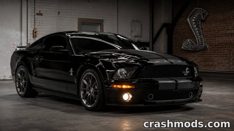 Ford Mustang Shelby GT500 – Improved Model with Great Sound BeamNG.drive mod screenshot