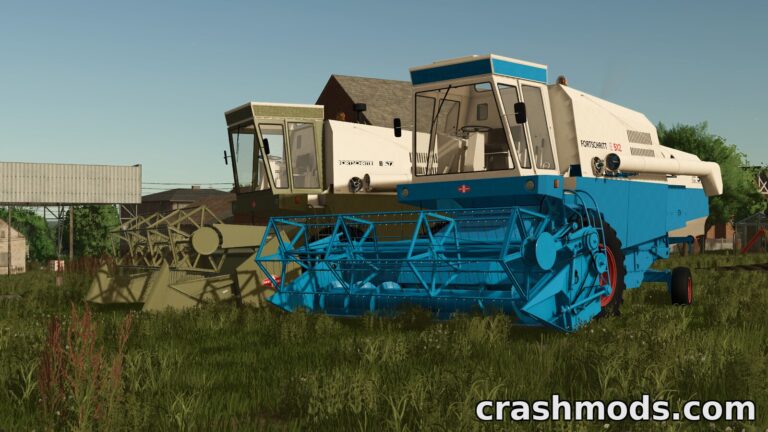 Fortschritt E-512/E-514 – Combine and Cutter Pack Farming Simulator 25 mod screenshot