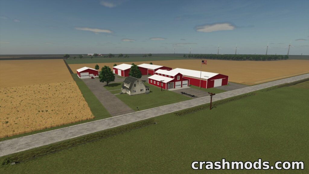 Frankenmuth Farming Map – Michigan Map with 42 Fields Farming Simulator 25 mod screenshot