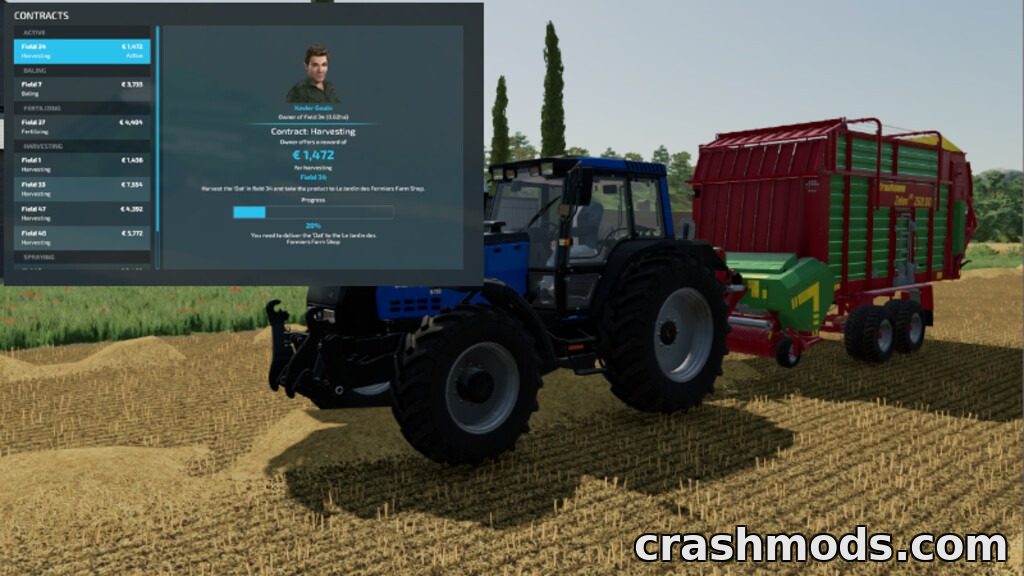 FS22 Collect Straw At Missions – screenshot 2