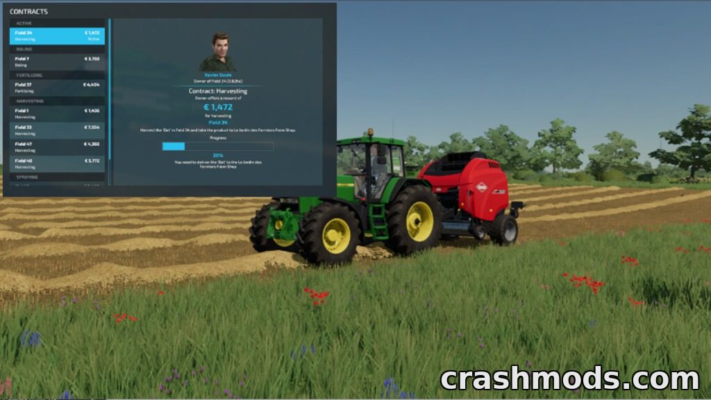 FS22 Collect Straw At Missions – screenshot 3