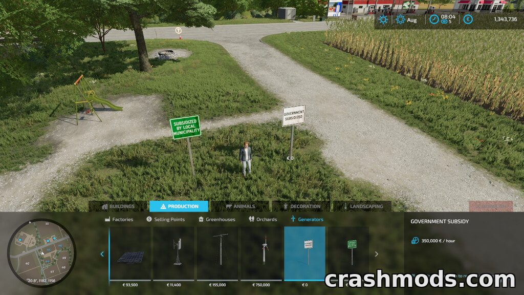 FS22 Government Subsidy – screenshot 2