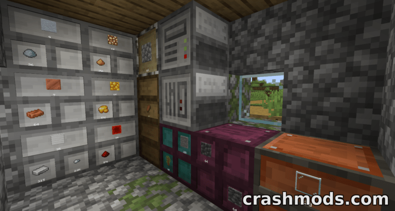 Functional Storage – Modern Storage Drawers with Upgrades and Controllers Minecraft mod screenshot