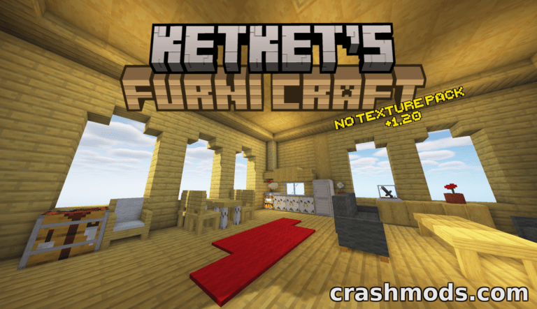 FurniCraft – Vanilla-Style Furniture Without Resource Packs Minecraft mod screenshot