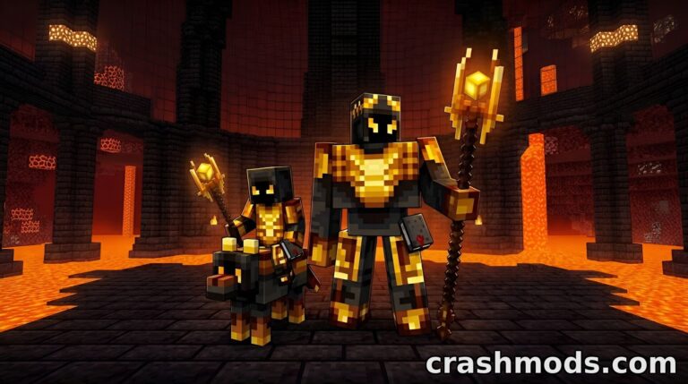 Golem Magicka – Spellcasting Golems with Pyrium and Sculk Materials Minecraft mod screenshot