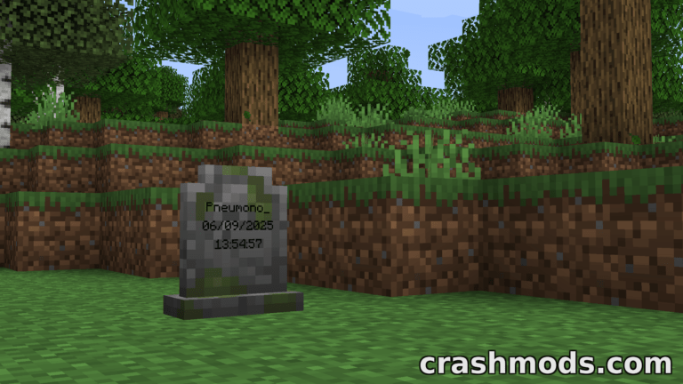 Gravestones – Configurable Death Graves That Keep Your Items Minecraft mod screenshot