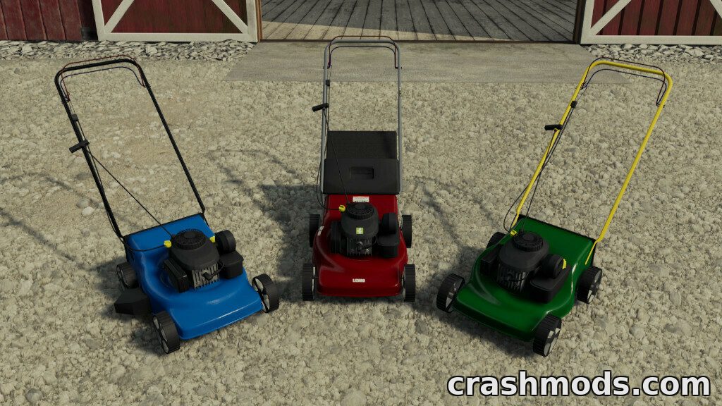 Hand Lawn Mower – 0.5 m Lizard Mower for Hard-to-Reach Grass Farming Simulator 22 mod screenshot