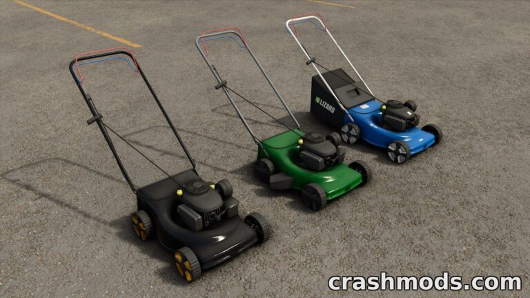 Hand Lawn Mower – Compact 0.5 m Grass Mower Farming Simulator 25 mod screenshot