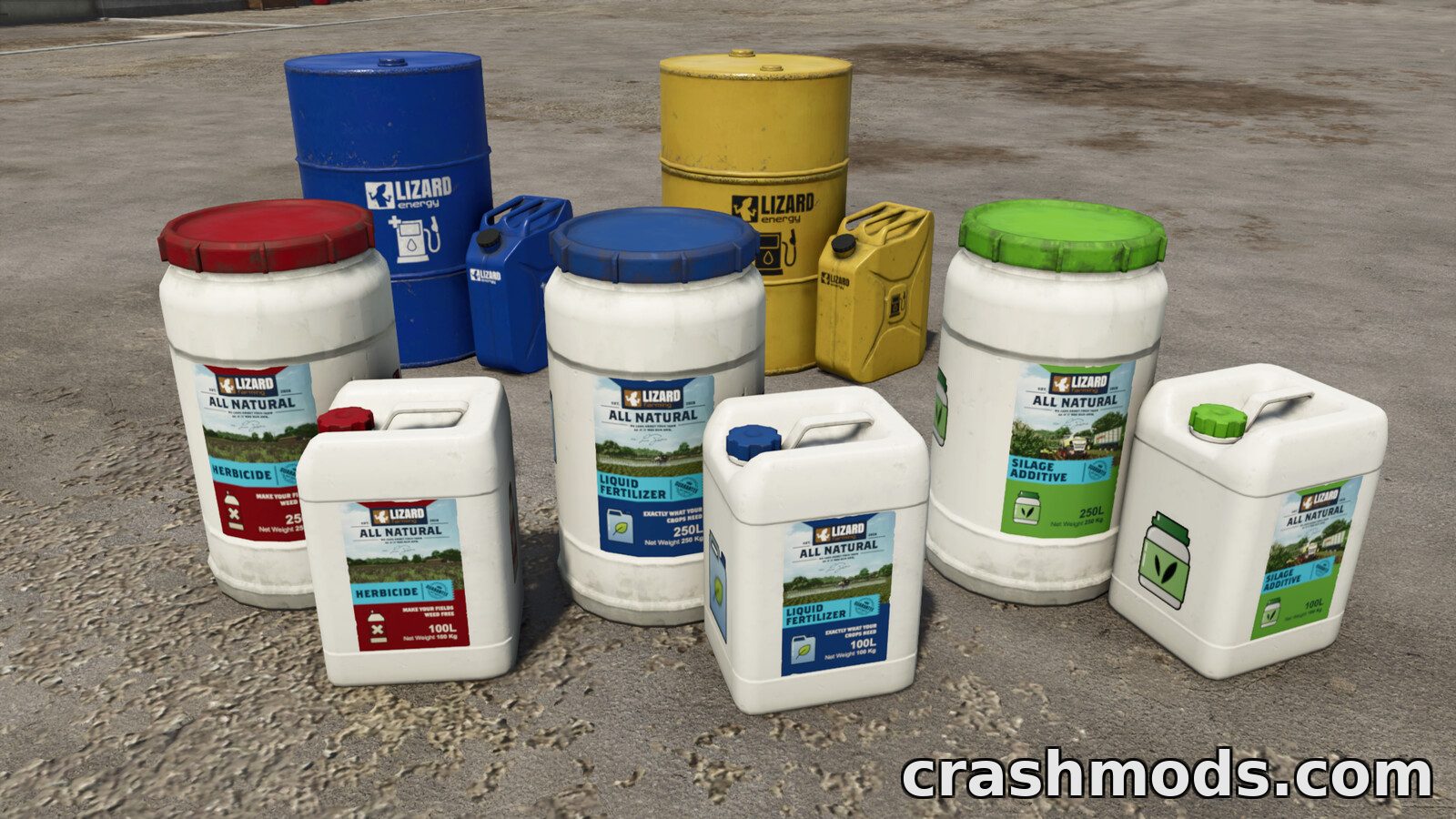 Hand Liftable Consumables – Bags, Canisters and Barrels Pack – screenshot 2