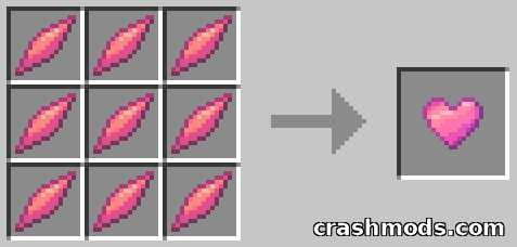 Heart Crystals – Consumable Crystals That Raise Player Health Minecraft mod screenshot