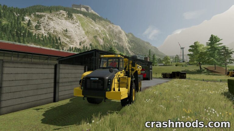 HM400 Dump Truck – 25 m³ Komatsu Dumper Farming Simulator 22 mod screenshot