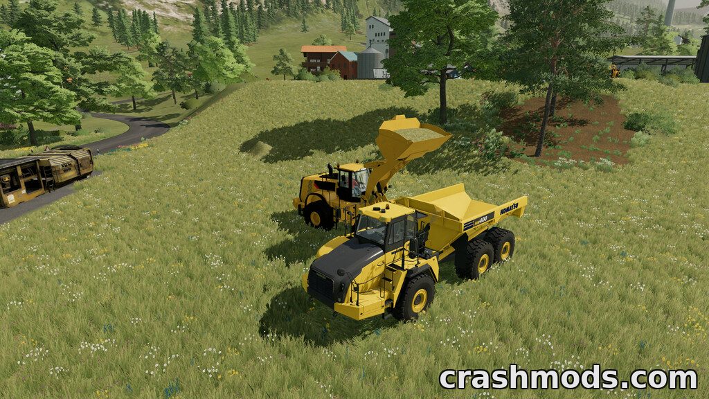 HM400 Dump Truck – 25 m³ Komatsu Dumper – screenshot 3