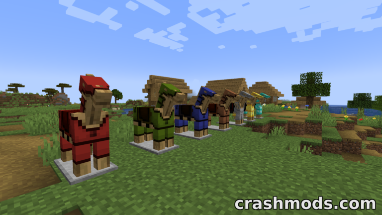 Horse Armor Stand – Craftable Display Stand for Horse Armor Minecraft mod screenshot