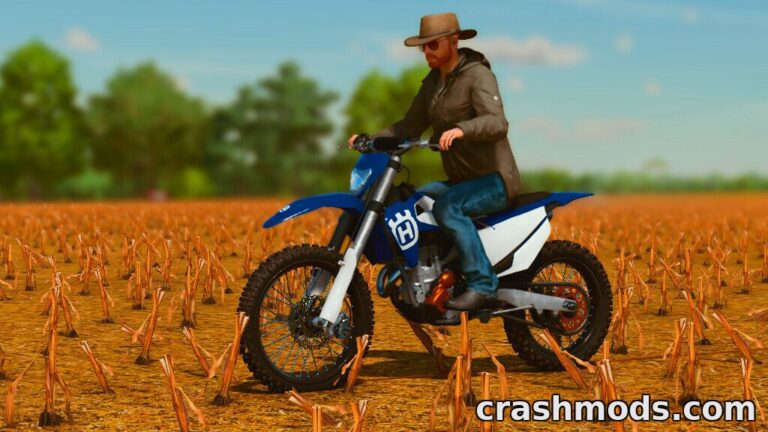 Husqvarna Enduro Pack – TE and FE Enduro Bikes Farming Simulator 22 mod screenshot