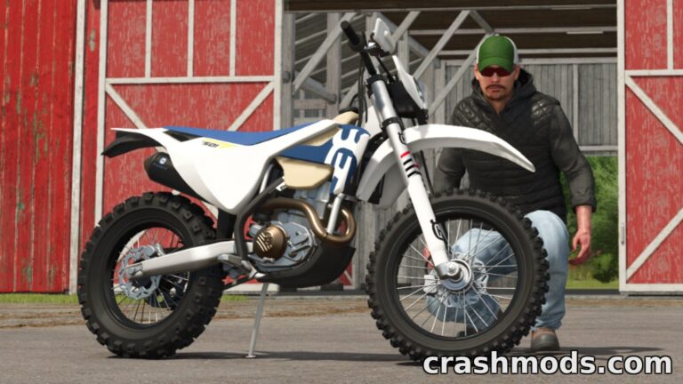 Husqvarna FE 501 – Enduro Motorcycle Farming Simulator 25 mod screenshot