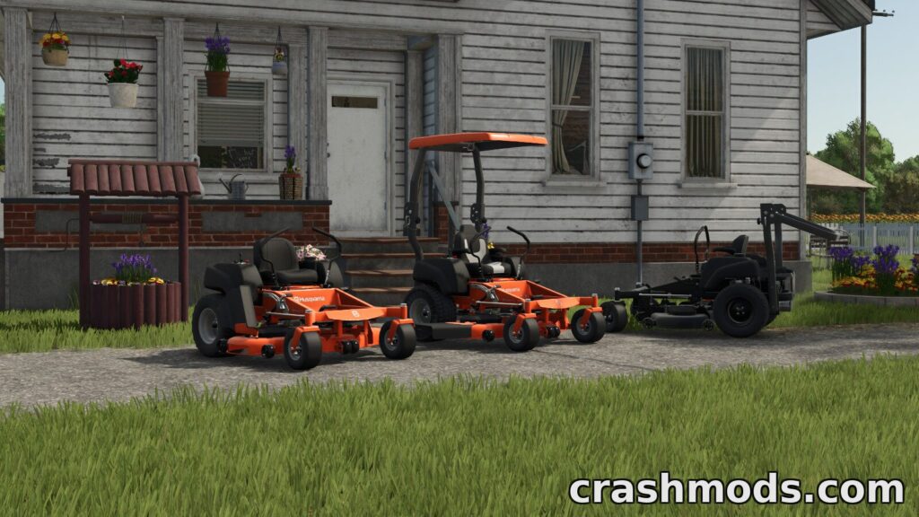 Husqvarna MZ54 – Zero-Turn Mower with Clear Cut Farming Simulator 25 mod screenshot