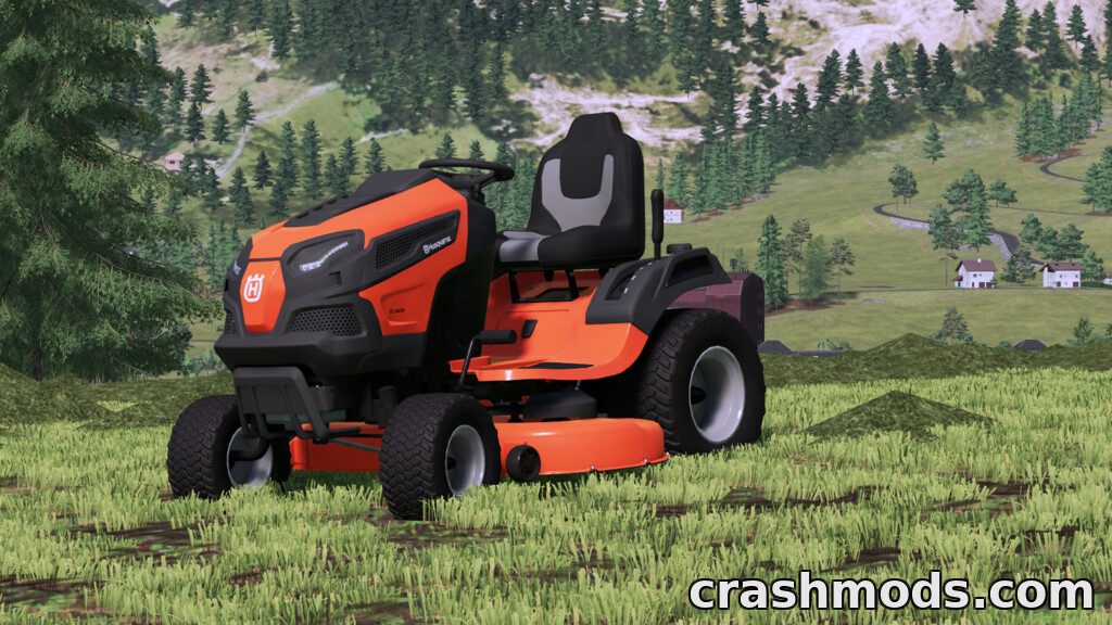 Husqvarna TS146XK – 35 HP Lawn Mower with Grass Collector Farming Simulator 22 mod screenshot