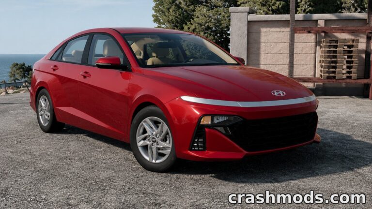 Hyundai Accent 2025 – Detailed Car with 5 Configurations BeamNG.drive mod screenshot