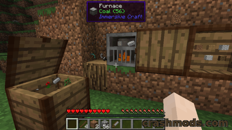 Immersive Craft – In-World Storage, Crafting and Tool Placement Minecraft mod screenshot