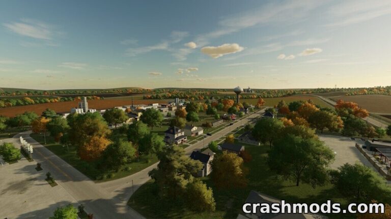 Iowa Plains View – Standard-Size US Map with 30 Fields Farming Simulator 22 mod screenshot