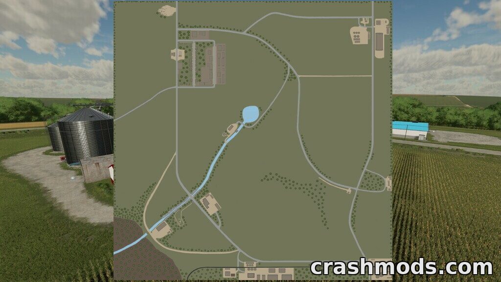Iowa Plains View – Standard-Size US Map with 30 Fields – screenshot 2