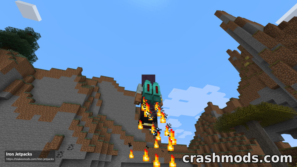 Iron Jetpacks – Customizable Energy Powered Flight Gear Minecraft mod screenshot