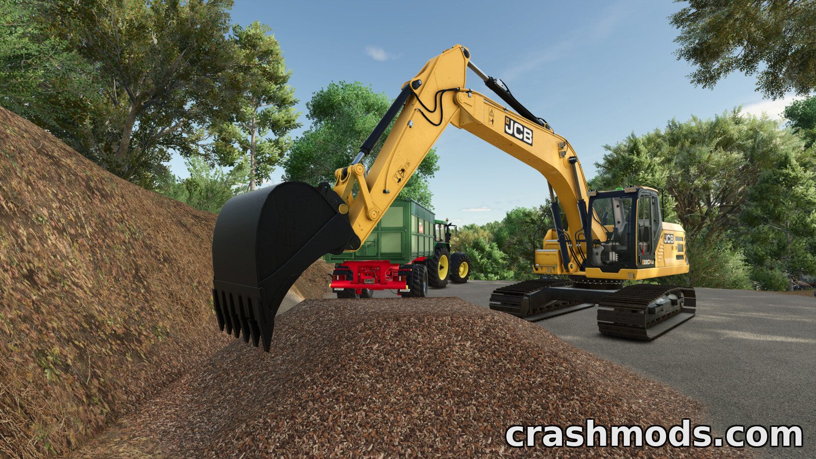 JCB 220X Excavator – CommandPlus Cab and 3 Buckets – screenshot 4