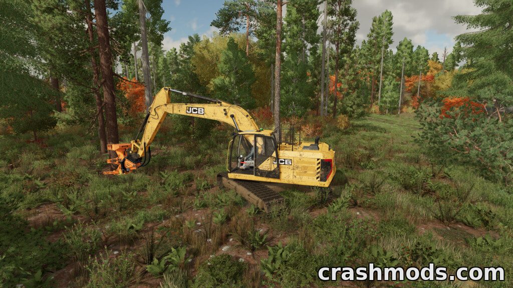 JCB 220X Excavator – Tracked Excavator with Three Buckets – screenshot 2