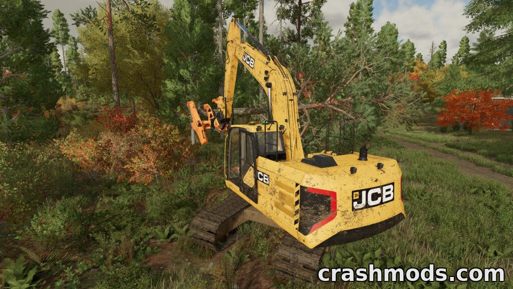 JCB 220X Excavator – Tracked Excavator with Three Buckets – screenshot 3