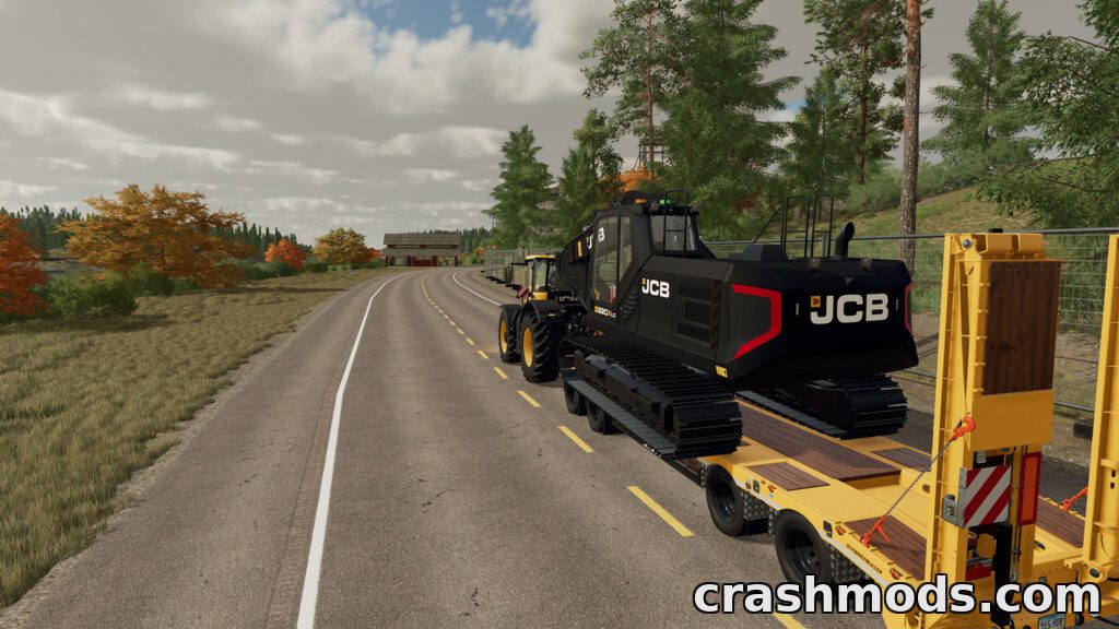 JCB 220X Excavator – Tracked Excavator with Three Buckets – screenshot 6