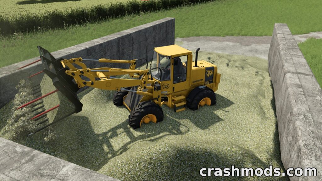 JCB 412S – 130 hp Compact Wheel Loader Farming Simulator 25 mod screenshot