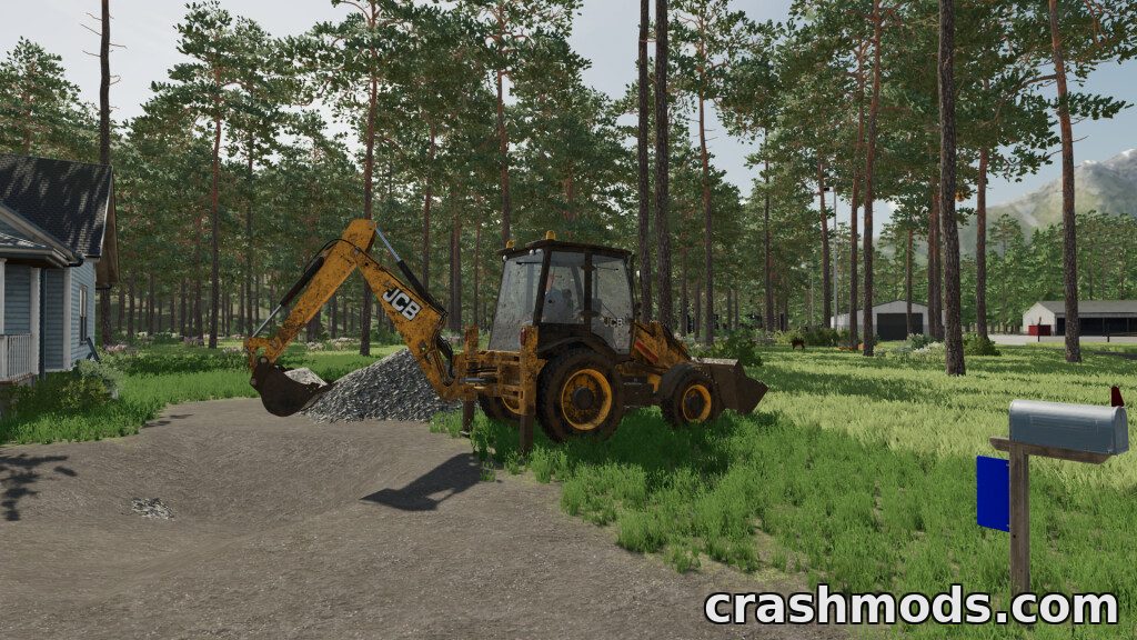 JCB Backhoe Loader – 235 HP Loader with Front and Rear Buckets – screenshot 2