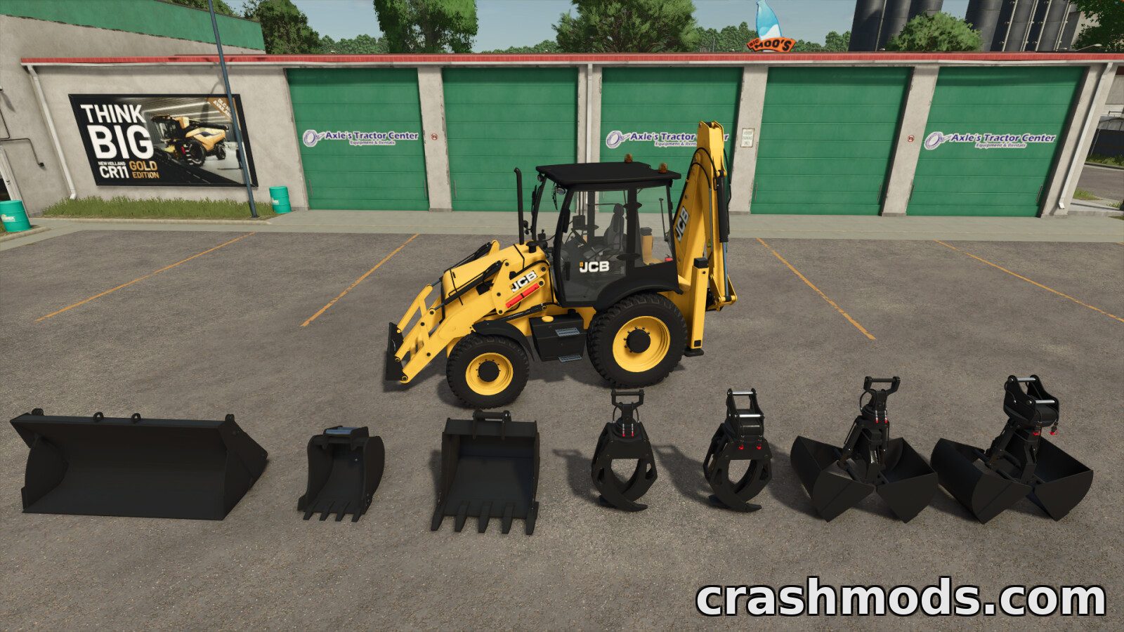 JCB Backhoe Loader – 235 HP Loader with Rear Arm Tools – screenshot 3