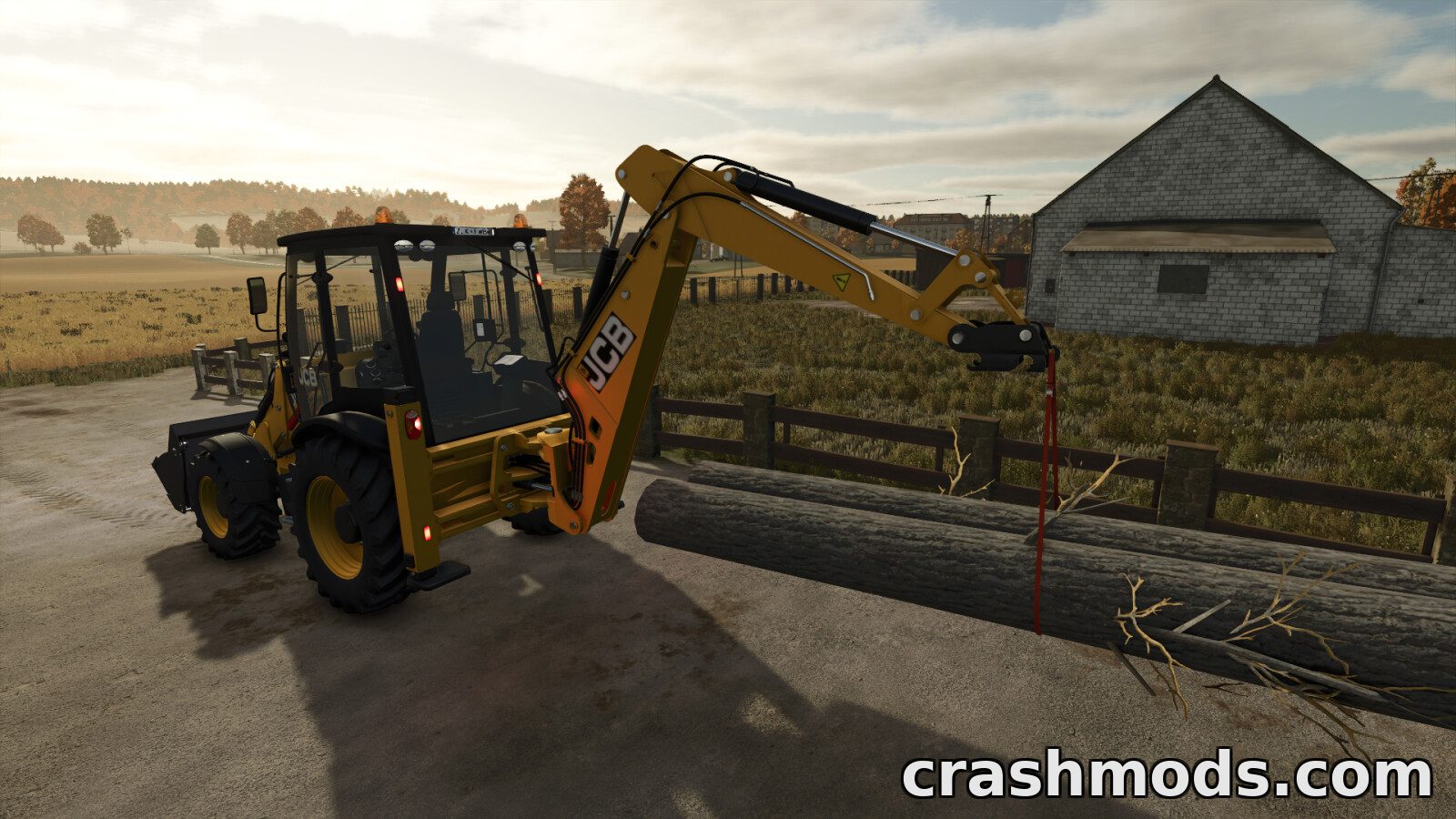 JCB Backhoe Loader – 235 HP Loader with Rear Arm Tools – screenshot 6