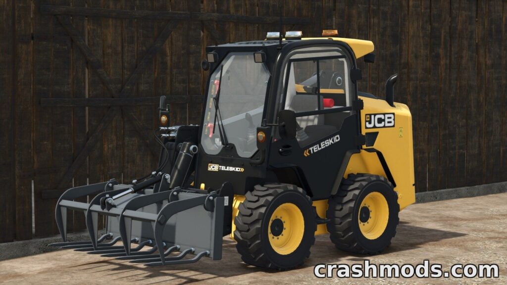 JCB Teleskid – 3TS-8W and 3TS-8T Skid Steers Farming Simulator 25 mod screenshot