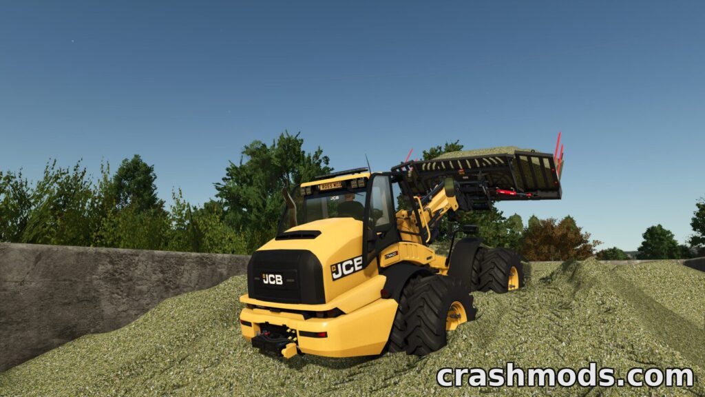 JCB TM 420S – 173 hp Telescopic Wheel Loader Farming Simulator 25 mod screenshot