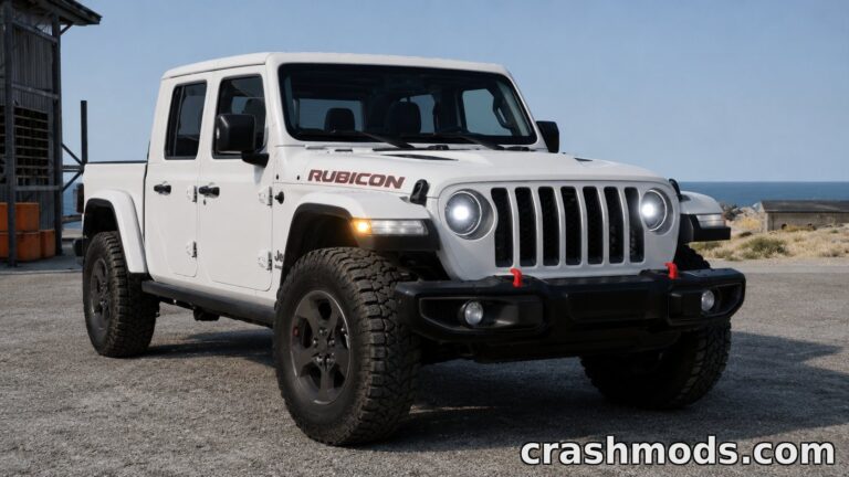 Jeep Gladiator – Six Configurations with Three-Axle Version BeamNG.drive mod screenshot