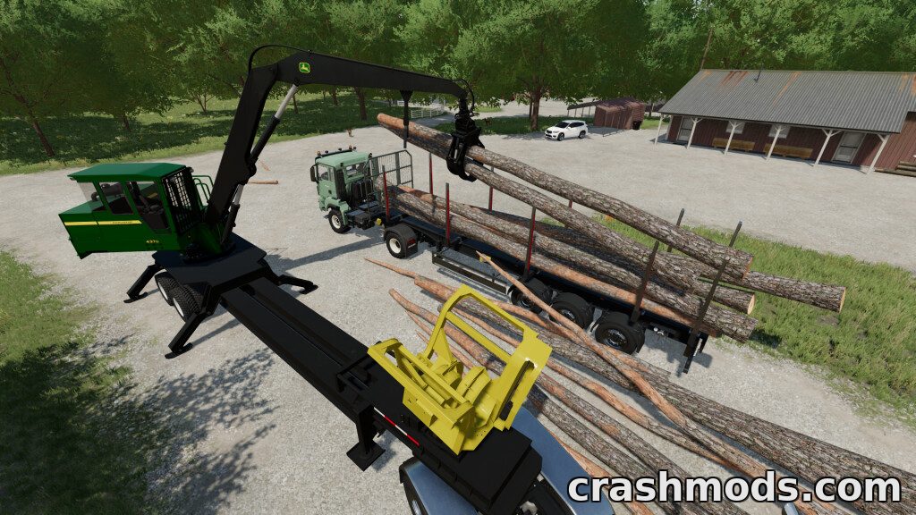 John Deere 437D Delimber – 280 HP Delimbing Machine with Saw – screenshot 3